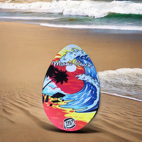 Skimboard en bois de plage personnalisé pour enfants et adultes pour le surf-Planche de surf aquatique en gros