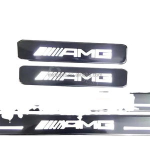 Desain baru aksesoris eksterior mobil W464 ambang pintu mobil Untuk Benz G Kelas dengan LED Logo AMG - Product Image 3
