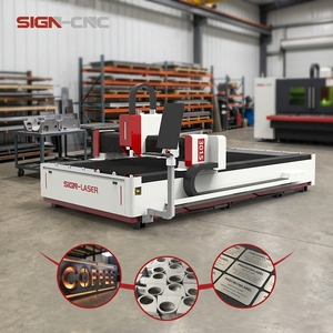 Máquina de Corte <span class=keywords><strong>Láser</strong></span> de Fibra CNC SIGN de 3000W para Chapa Metálica y Acero Inoxidable con Certificación CE - Product Image 1