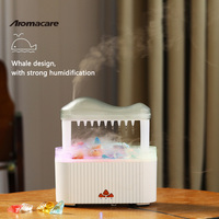 Aromacare 250Ml Eau Goutte De Pluie Parfum Pluie Nuage Veilleuse Humidificateur D'air Diffuseur