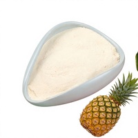 Poudre d'ananas Halal FD, cultivée en plein air, conservée dans de l'eau douce, faible MOQ, emballage personnalisé, végétalien, en vrac