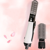 Sèche-cheveux brosse à air chaud 1200W double tension céramique électrique 3-en-1 avec diffuseur pour usage hôtelier