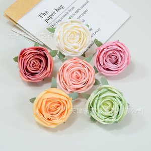 Roses artificielles en soie Dongchen Crafts, décoration de mariage, bouquet de mariée, kit de matériel DIY, accessoires de décoration intérieure - Product Image 3