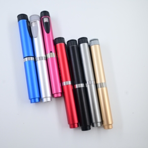 Durable Reusable Metal Dosing <b>Pen</b> with Body Cap Ergonomic Grip for 3ml Cartridge Custom Logo Packaging - Product Image 4