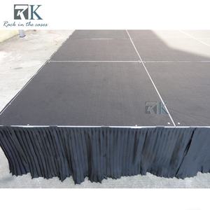 Portable and Convenient Smart Stage with Black Platform and Hanging Screen - Product Image 4