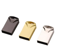 Pendrive con logotipo personalizado más vendido Mini estilo Metal USB 2,0 Stick Venta al por mayor USB Flash Drives 1GB 128GB Capacidad New Pen Drive