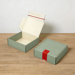 Caja de Cartón Corrugado para Regalos, con Tira Desprendible, Impresa y Autosellable, Personalizable en Color, Reciclable, para Recuerdos de <span class=keywords><strong>Bautizo</strong></span> - Product Image 2