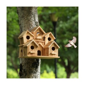 El yapımı ahşap Hummingbird kuş evleri dışında ev için büyük kuş evi bahçe ev dekor <span class=keywords><strong>Birdhouse</strong></span> - Product Image 1