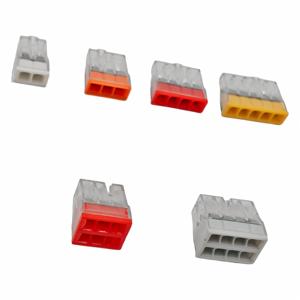 Connecteur Push-in <span class=keywords><strong>double</strong></span> étage six ports EU2.5-426, 1 entrée 5 sorties, boîtier transparent pour câblage compact d'armoires de commande - Product Image 6