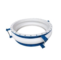 Joint d'expansion en ligne à cinq convolutions en PTFE moulé massif de la série XQH-BCQ, à pression équilibrée, résistance à la corrosion améliorée