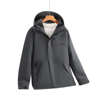 Chaqueta Técnica para Hombre, Estilo Techwear, Multibolsillos, Impermeable, Cortavientos, Funcional, con Logotipo Personalizado, Venta al Por Mayor, OEM, ODM