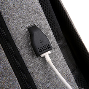 Laptop Backpack With Usb Charging Anti Theft <b>Lock</b> 36-55L Business Travel Student Bag Gray Black Blue Red - Product Image 4