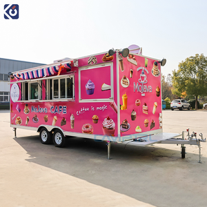 Remolque de Comida, Camión de Comida Móvil, Camión de <span class=keywords><strong>Tacos</strong></span> y Café, Cocina Móvil, Carrito de Comida Personalizado, Remolque de Catering, Contenedor para Hamburguesas y Pizza - Product Image 2