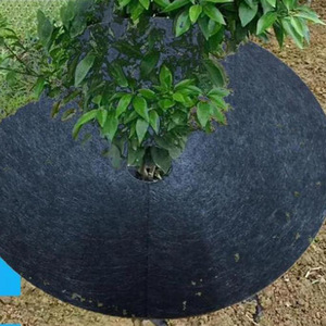 <span class=keywords><strong>Toile</strong></span> <span class=keywords><strong>de</strong></span> <span class=keywords><strong>paillage</strong></span> ronde anti-mauvaises herbes pour jardinage, tapis anti-herbe, <span class=keywords><strong>toile</strong></span> paysagère non tissée, bâche anti-herbe - Product Image 4