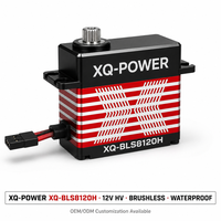 Servomoteur de queue brushless haute performance 20KG 12V étanche avec engrenages en acier inoxydable pour drone quadricoptère - Vente en gros XQ-POWER XQ-BLS8120H
