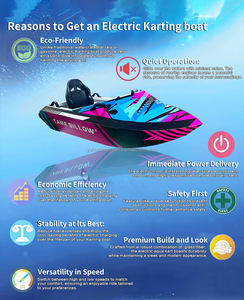 Multi funzionale intrattenimento competitivo Mini Kart elettrico barca ad alta velocità sci nautico per la vendita - Product Image 6
