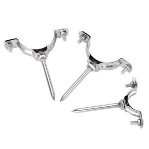 Abrazaderas de manguera de acero en forma de U personalizadas 201SS, abrazaderas de tubo ajustables de fábrica, sujetadores de hardware, clips de fijación para cables y tubos. - Product Image 3