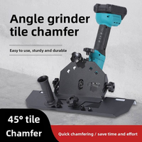 Plaque de chanfreinage industrielle en acier de type 115/125 à 45 degrés pour meuleuse d'angle, outil de coupe et de réparation de carreaux