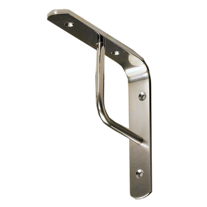 Support d'étagère carré de 15 cm - Laiton nickelé - Product Image 1