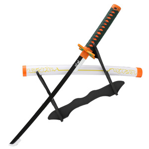 Demon Slayer versión blanca Kochou <span class=keywords><strong>Shinobu</strong></span> 30 pulgadas <span class=keywords><strong>Mini</strong></span> espada Anime Cosplay espada espadas de juguete - Product Image 1
