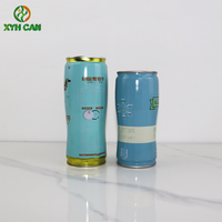 Kaleng Logam Tinplate Kustom Pabrik dengan Segel Tarik, Dilapisi Pernis, Mudah Dibuka, untuk Bir Kerajinan, Bentuk Kaleng Anggur, Wadah Kaleng