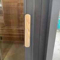 Prix de gros usine – Sauna de luxe en cèdre rouge, cabine carrée en bois pour 4 à 6 personnes, sauna extérieur