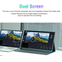 Eimio - Extensor de Pantalla para Portátil de 15.6 Pulgadas, FHD 1080P, IPS LED, Pantalla Táctil, 60Hz, Conexión Tipo-C, Plug and Play, Altavoces Duales, Monitor Portátil Tipo-C