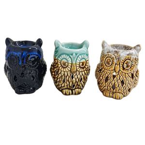 Ywbeyond Home Aroma Stove <strong>Owl</strong> Design Aromatic <strong>Candle</strong> <strong>Holder</strong> for Wax Melt Warmer Tealight <strong>Holder</strong> Ceramic Essential Oil Burner - Product Image 1