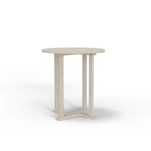 Muebles de Entretenimiento para Balcón y <span class=keywords><strong>Terraza</strong></span>, Estilo sin Brazos, Mesa Alta y Silla de <span class=keywords><strong>Bar</strong></span> de Teca Resistente a la Intemperie - Product Image 5