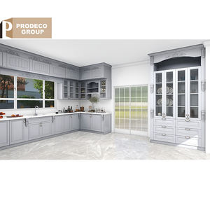 Gabinetes de cocina hidráulicos en forma de <span class=keywords><strong>L</strong></span> de estilo moderno Diseño simple para cocina pequeña - Product Image 6