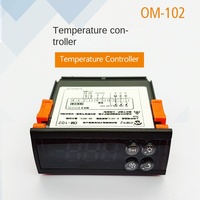 Contrôleur de température électronique pour congélateur et réfrigérateur en plastique OM-102, alarme haute température, affichage numérique, indice de protection IP65