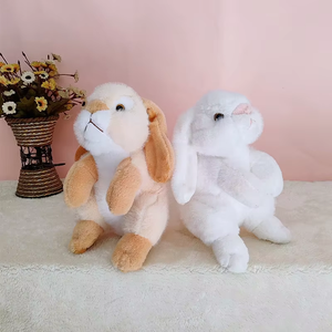 Peluche Lapin à Oreilles Tombantes, Poupée en Peluche, Ornement Animal en Polyester Rembourré de Coton PP pour Décoration Intérieure et Cadeaux de Fêtes - Product Image 5