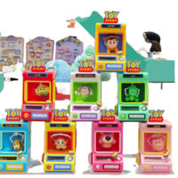 Série de mini-machines à griffes, boîte mystère créative en PVC, ensemble complet, figurine de jouet artistique tendance, thème cinéma et télévision, ornement de bureau, objet de collection
