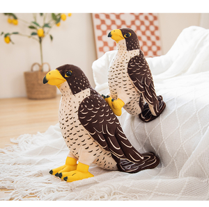 Realistic Plush Eagle Sleeping Pillows Toys Soft Stuffed Animals Hawk Room Decor Cartoon <strong>Funny</strong> <strong>Bird</strong> Doll Toys Claw Machine - Product Image 4