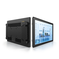 Écran tactile PCAP 17 pouces, 19 pouces, 21,5 pouces, PC avec processeur N150, 8 Go de RAM DDR4, 256 Go de SSD, système d'exploitation Ubuntu, RS485 pour HMI, kiosque, automatisation