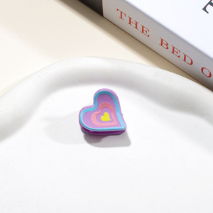 Hot Selling Colorful Y2K <b>Sweet</b> Unisex 2.5cm Mini Heart Plastic Resin Hair Claw Clips for Side and <b>Flower</b> Hair in Stock - Product Image 6