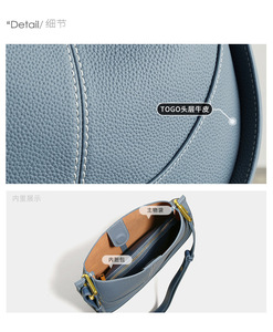 กระเป๋าโท้ทหนังแท้คุณภาพสูงสำหรับผู้หญิง กระเป๋าสะพายแบรนด์ดีไซเนอร์ ขายส่ง - Product Image 6