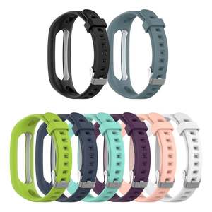 Bracelets de remplacement en silicone pour montres connectées <span class=keywords><strong>Band</strong></span> <span class=keywords><strong>4e</strong></span>, 3e et Honor <span class=keywords><strong>Band</strong></span> 4 Running - Product Image 1