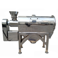 Machine de criblage de farine séparateur de tamis à flux d'air horizontal poudre alimentaire fine tamis centrifuge cuivre/poudre de Baobab