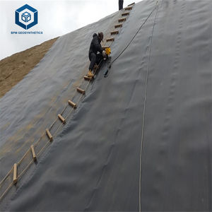 Barrière anti-racines durable 1,5 mm 2 mm 2,5 mm 3 mm Géomembrane HDPE Doublure pour <span class=keywords><strong>bassin</strong></span> à poissons 80 mil 100 mil - Product Image 3