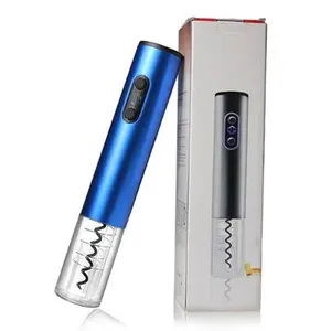 Red Wine Rechargeable Portable Multifunction Eco Friendly Plastic Box Automatic Electric Corkscrew