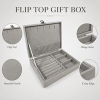 Luxuriöse Klappbare Papier-Geschenkbox mit Scharnierdeckel Individueller Logodruck Matt-Finish Verpackung OEM Maßgeschneidertes Private Label Großhandel