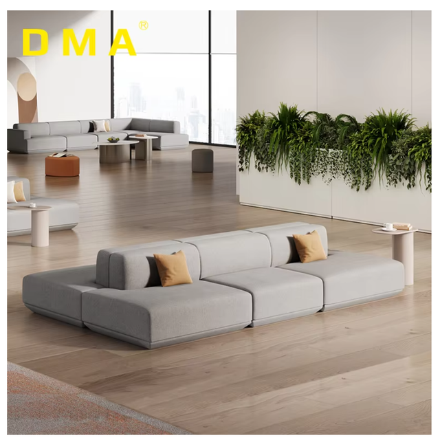 Modern Minimalist Luxury Office Sofa Set PU Leather Modular Commercial Sofa for Apartment Home Office Hotel Commercial Use Use