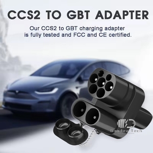 Adaptador de Carga Rápida CC CCS 2 a Tesla GDE-DC-2TT05 de <span class=keywords><strong>Goodev</strong></span> Tech, 250A, 1000V, 250KW, IP44, Certificado por la FCC, Nuevo - Product Image 2