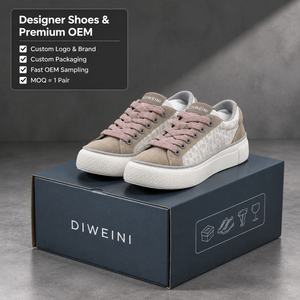 Zapatos de Diseñador de Lujo para Hombre y Mujer, Zapatillas Deportivas de Gamuza con Monograma de Alta Calidad, Nuevas - Product Image 1