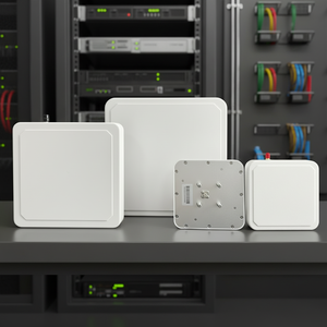 UHF <span class=keywords><strong>RFID</strong></span> 안테나 시리즈 고이득 선형 원형 편파 액세스 제어 창고 차량 관리 산업용 안테나 - Product Image 2