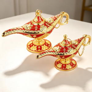 Traditionele souvenirs Europese ornamenten klassieke stijl ambachten woonkamer decoratieve vintage vergulde 3D metalen Aladdin magie - Product Image 2