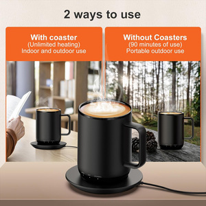 Custom logo Self Heating <strong>Coffee</strong> Mug App Control Temperature Auto Sleep <strong>Smart</strong> Drinkware Charging coaster High Quality <strong>Coffee</strong> <strong>Cup</strong> - Product Image 4