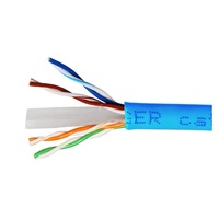 Cable Ethernet Cat 6 de 305m para interiores, cobre sólido, 250/550MHz, 250 pies/550 pies, cable de red