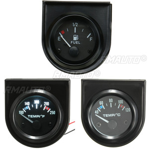 Indicador de Temperatura del Agua para Coche/Motocicleta de 52 mm (2 Pulgadas), con Indicador de Nivel de Combustible, Luz Blanca, Accesorios Modificados para Coche, Celsius/Fahrenheit - Product Image 1